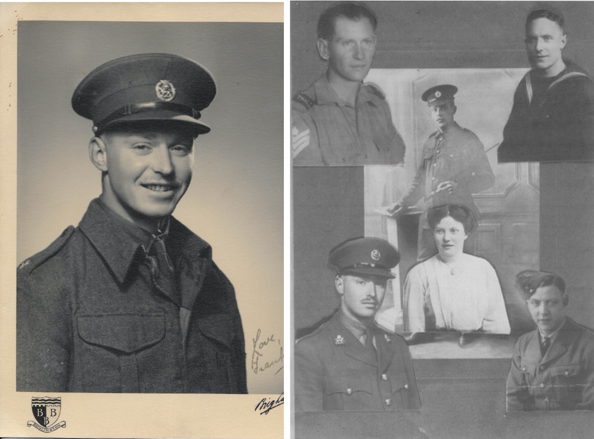  Pictured left Frank Tett and right Frank’s parents (Frank and Clara) in the centre and their four sons: William Arthur John (Jack), Francis Henry (my dad), Frank and Reginald Cyril. My grandmother was widowed in 1937, as a result of her husband Frank, who was invalided out of the army in 1915, being gassed in Gallipoli.